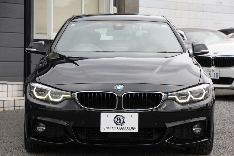 BMW 4シリーズ 420i ｸﾞﾗﾝｸｰﾍﾟMｽﾎﾟｰﾂ 最終ﾓﾃﾞﾙ 専用LEDｽﾓｰｸﾃｰﾙ&ｴｱﾛﾘｱﾃﾞｨﾌｭｰｻﾞｰ NEWﾙｰﾑﾐﾗｰ 追従ACC ﾚｰﾝC警告 LEDﾍｯﾄﾞﾗｲﾄ&ﾃｰﾙ ｼｰﾄﾋｰﾀｰ ﾀｯﾁ画面HDDﾅﾋﾞTV 液晶ﾒｰﾀｰ 衝突軽減ﾌﾞﾚｰｷ 車線逸脱警告 歩行者警告 Bｶﾒﾗ Bluetooth接続 ﾊﾟﾄﾞﾙｼﾌﾄ 2年保証