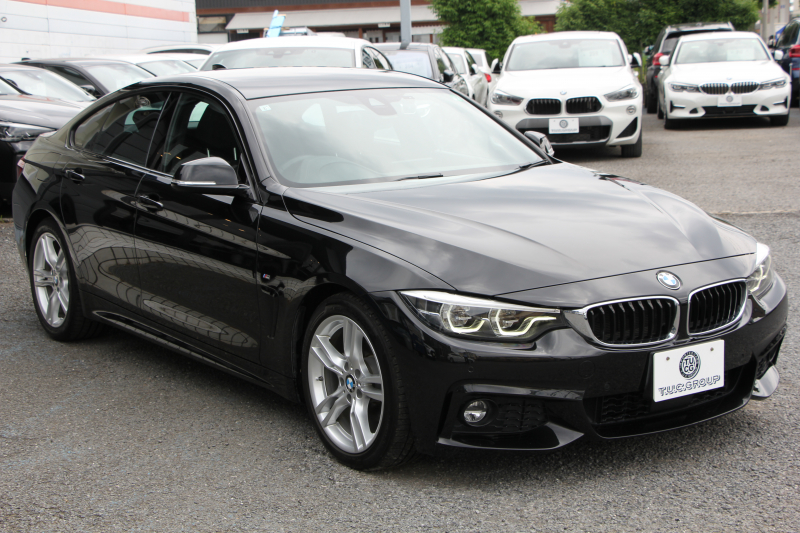 BMW 4シリーズ 420i ｸﾞﾗﾝｸｰﾍﾟMｽﾎﾟｰﾂ 最終ﾓﾃﾞﾙ 専用LEDｽﾓｰｸﾃｰﾙ&ｴｱﾛﾘｱﾃﾞｨﾌｭｰｻﾞｰ NEWﾙｰﾑﾐﾗｰ 追従ACC ﾚｰﾝC警告 LEDﾍｯﾄﾞﾗｲﾄ&ﾃｰﾙ ｼｰﾄﾋｰﾀｰ ﾀｯﾁ画面HDDﾅﾋﾞTV 液晶ﾒｰﾀｰ 衝突軽減ﾌﾞﾚｰｷ 車線逸脱警告 歩行者警告 Bｶﾒﾗ Bluetooth接続 ﾊﾟﾄﾞﾙｼﾌﾄ 2年保証