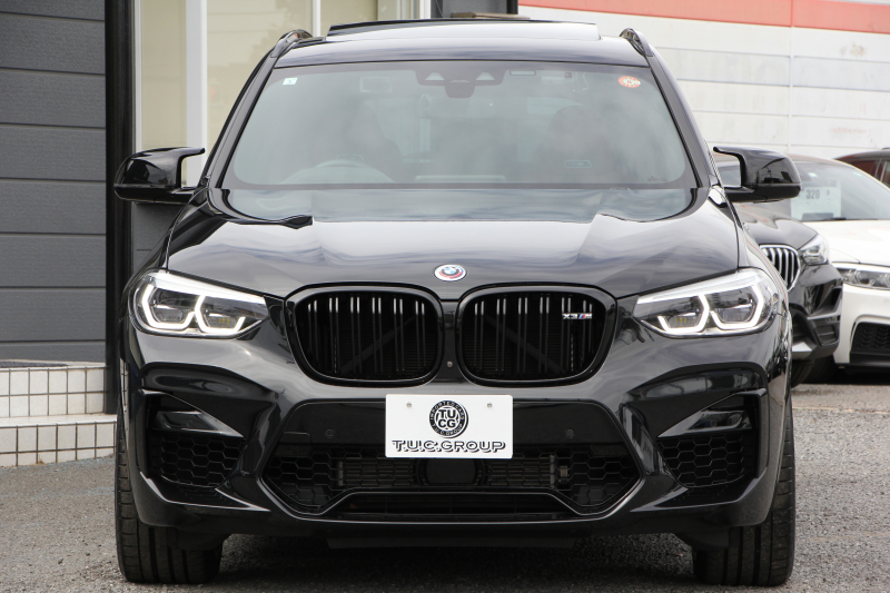BMW Mシリーズ X3M ｺﾝﾍﾟﾃｨｼｮﾝ 4WD 510馬力 ﾊﾟﾉﾗﾏｻﾝﾙｰﾌ Individualﾒﾘﾉﾚｻﾞｰ Mspｴｸﾞｿﾞｰｽﾄ 全席ﾋｰﾀｰ ﾍﾞﾝﾁﾚｰｼｮﾝ ﾃﾞｨｽﾌﾟﾚｲｷｰ ﾊｰﾏﾝｶｰﾄﾞﾝｻﾗｳﾝﾄﾞ追従ACC HUD ｼﾞｪｽﾁｬｰC ﾘｱｼｰﾄ可倒調整 LEDﾍｯﾄﾞﾗｲﾄ ｵｰﾄﾊｲﾋﾞｰﾑ 2年保証