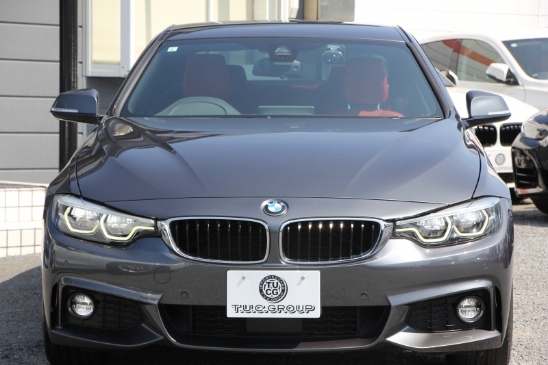 BMW 4シリーズ 420i ｸｰﾍﾟMｽﾎﾟｰﾂ 後期 ﾋｰﾀｰ赤革 追従ACC ﾚｰﾝﾁｪﾝｼﾞ警告 LEDﾍｯﾄﾞﾗｲﾄ&ﾃｰﾙ HDDﾅﾋﾞﾌﾙｾｸﾞTV 液晶ﾒｰﾀｰ 衝突軽減ﾌﾞﾚｰｷ 車線逸脱警告 歩行者警告 Bｶﾒﾗ Bluetooth接続 ﾊﾟﾄﾞﾙｼﾌﾄ ｽﾏｰﾄｷｰ 2年保証