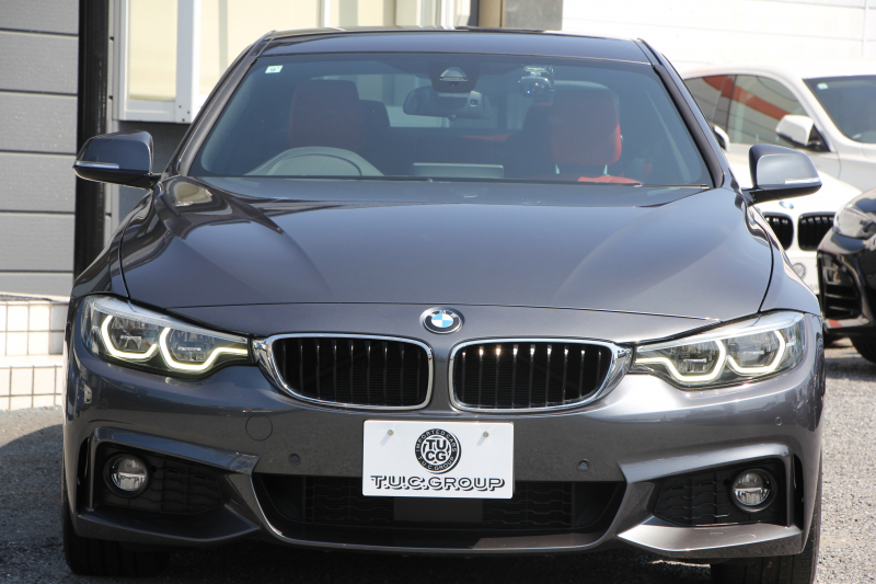 BMW 4シリーズ 420i ｸｰﾍﾟMｽﾎﾟｰﾂ 後期 ﾋｰﾀｰ赤革 追従ACC ﾚｰﾝﾁｪﾝｼﾞ警告 LEDﾍｯﾄﾞﾗｲﾄ&ﾃｰﾙ HDDﾅﾋﾞﾌﾙｾｸﾞTV 液晶ﾒｰﾀｰ 衝突軽減ﾌﾞﾚｰｷ 車線逸脱警告 歩行者警告 Bｶﾒﾗ Bluetooth接続 ﾊﾟﾄﾞﾙｼﾌﾄ ｽﾏｰﾄｷｰ 2年保証