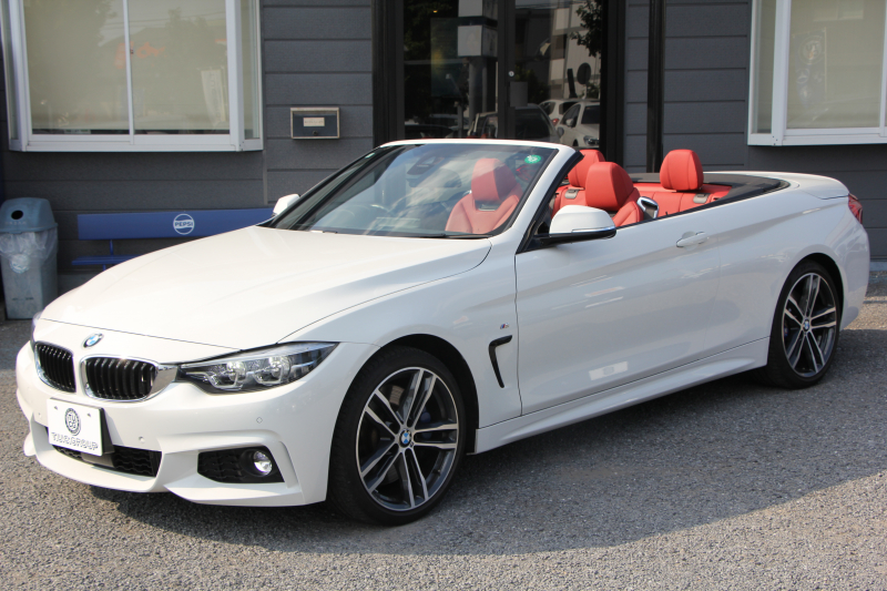 BMW 4シリーズ 440i ｶﾌﾞﾘｵﾚ Mｽﾎﾟｰﾂ ﾌｧｽﾄﾄﾗｯｸ&ﾌﾟﾗｽP 後期 ﾌｪｲｽﾘﾌﾄ後 1ｵｰﾅ ﾋｰﾀｰ赤革 ｴｱｶﾗｰ B58新ｴﾝｼﾞﾝ 326馬力 ｱﾀﾞﾌﾟﾃｨﾌﾞMｻｽ Mspﾌﾞﾚｰｷ HUD 追従ACC ﾚｰﾝﾁｪﾝｼﾞ警告 ﾊｰﾏﾝｶｰﾄﾞﾝ 液晶ﾒｰﾀｰ19AW ﾀｯﾁ画面HDDﾅﾋﾞTV LEDﾍｯﾄﾞﾗｲﾄ＆ﾃｰﾙ 2年保証