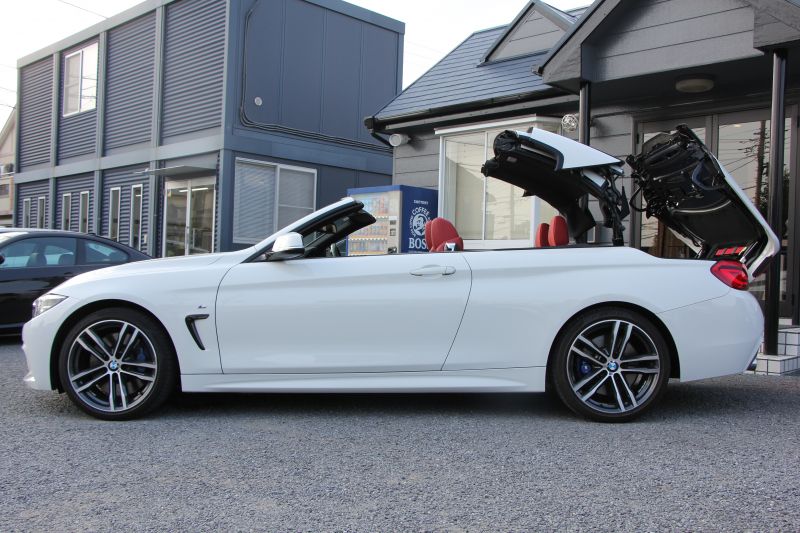 BMW 4シリーズ 440i ｶﾌﾞﾘｵﾚ Mｽﾎﾟｰﾂ ﾌｧｽﾄﾄﾗｯｸ&ﾌﾟﾗｽP 後期 ﾌｪｲｽﾘﾌﾄ後 1ｵｰﾅ ﾋｰﾀｰ赤革 ｴｱｶﾗｰ B58新ｴﾝｼﾞﾝ 326馬力 ｱﾀﾞﾌﾟﾃｨﾌﾞMｻｽ Mspﾌﾞﾚｰｷ HUD 追従ACC ﾚｰﾝﾁｪﾝｼﾞ警告 ﾊｰﾏﾝｶｰﾄﾞﾝ 液晶ﾒｰﾀｰ19AW ﾀｯﾁ画面HDDﾅﾋﾞTV LEDﾍｯﾄﾞﾗｲﾄ＆ﾃｰﾙ 2年保証