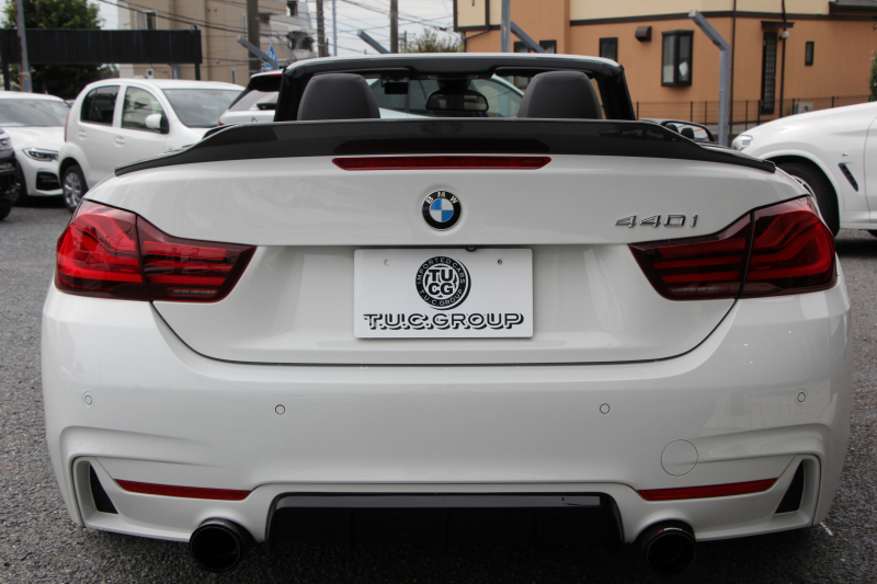 BMW 4シリーズ 440i ｶﾌﾞﾘｵﾚ Mｽﾎﾟｰﾂ 変更後B58新ｴﾝｼﾞﾝ 326馬力 直6ﾀｰﾎﾞ電動ｵｰﾌﾟﾝ 後期ﾃｰﾙ ﾋｰﾀｰ黒革 LEDﾍｯﾄﾞﾗｲﾄ 追従ACC HUD ﾚｰﾝﾁｪﾝｼﾞ警告 vorsteiner20AW KW車高調 3Dﾃﾞｻﾞｲﾝｽﾎﾟｲﾗｰ M4ﾄﾞｱﾐﾗｰ 2年保証