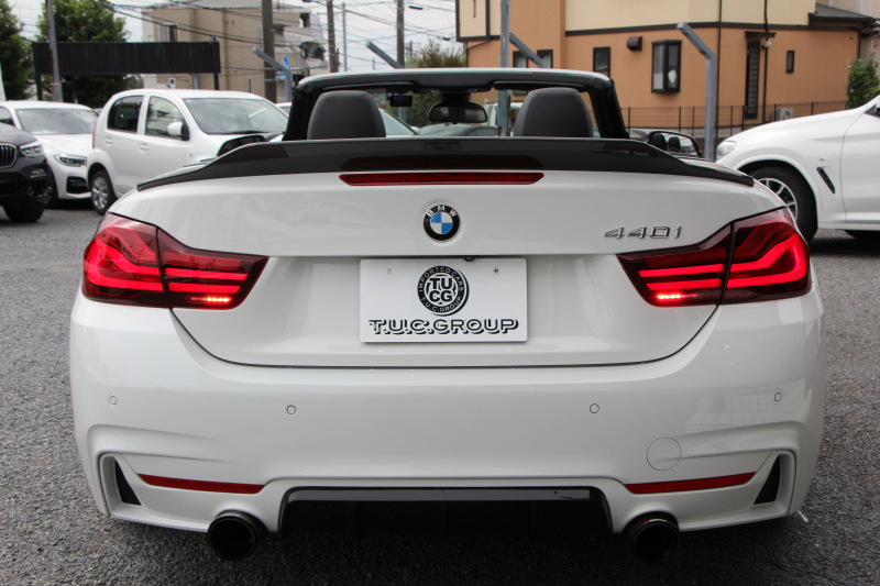 BMW 4シリーズ 440i ｶﾌﾞﾘｵﾚ Mｽﾎﾟｰﾂ 変更後B58新ｴﾝｼﾞﾝ 326馬力 直6ﾀｰﾎﾞ電動ｵｰﾌﾟﾝ 後期ﾃｰﾙ ﾋｰﾀｰ黒革 LEDﾍｯﾄﾞﾗｲﾄ 追従ACC HUD ﾚｰﾝﾁｪﾝｼﾞ警告 vorsteiner20AW KW車高調 3Dﾃﾞｻﾞｲﾝｽﾎﾟｲﾗｰ M4ﾄﾞｱﾐﾗｰ 2年保証