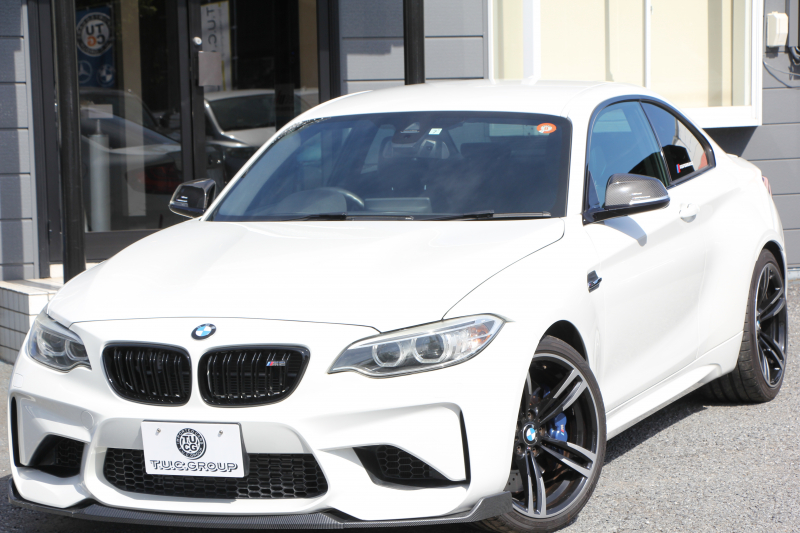 BMW Mシリーズ M2ｸｰﾍﾟMDCT 370馬力 直6ﾀｰﾎﾞ7速DCT ﾋｰﾀｰ黒革 ﾊｰﾏﾝｶｰﾄﾞﾝｻｳﾝﾄﾞiﾄﾞﾗｲﾌﾞHDDﾅﾋﾞBｶﾒﾗ 専用19AW 衝突軽減ﾌﾞﾚｰｷ 車線逸脱警告 歩行者警告 ﾌﾞﾚｰｷ付ｸﾙｺﾝ ｽﾏｰﾄｷｰ ｶｰﾎﾞﾝｲﾝﾃﾘｱﾄﾘﾑ ﾊﾟﾄﾞﾙｼﾌﾄ 2年保証