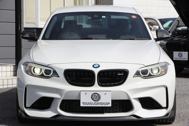 BMW Mシリーズ M2ｸｰﾍﾟMDCT 370馬力 直6ﾀｰﾎﾞ7速DCT ﾋｰﾀｰ黒革 ﾊｰﾏﾝｶｰﾄﾞﾝｻｳﾝﾄﾞiﾄﾞﾗｲﾌﾞHDDﾅﾋﾞBｶﾒﾗ 専用19AW 衝突軽減ﾌﾞﾚｰｷ 車線逸脱警告 歩行者警告 ﾌﾞﾚｰｷ付ｸﾙｺﾝ ｽﾏｰﾄｷｰ ｶｰﾎﾞﾝｲﾝﾃﾘｱﾄﾘﾑ ﾊﾟﾄﾞﾙｼﾌﾄ 2年保証