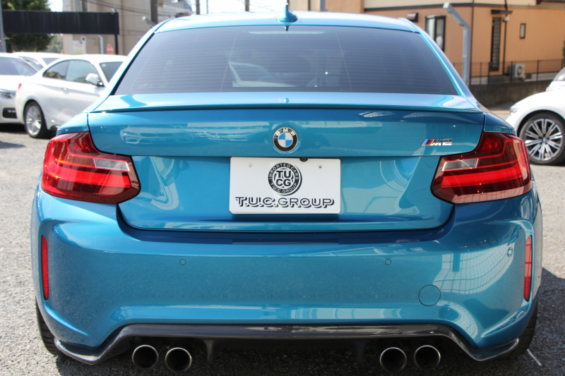 BMW Mシリーズ M2ｸｰﾍﾟMDCT 370馬力 直6ﾀｰﾎﾞ7速DCT ﾋｰﾀｰ黒革 Mﾊﾟﾌｫｰﾏﾝｽｽﾃｱﾘﾝｸﾞｶｰﾎﾞﾝﾘｯﾌﾟｽﾎﾟｲﾗｰ 3Ddesignｴｱﾛ HDDﾅﾋﾞBｶﾒﾗ 専用19AW 衝突軽減ﾌﾞﾚｰｷ 車線逸脱警告 歩行者警告 ﾌﾞﾚｰｷ付ｸﾙｺﾝ ｽﾏｰﾄｷｰ ｶｰﾎﾞﾝｲﾝﾃﾘｱﾄﾘﾑ ﾊﾟﾄﾞﾙｼﾌﾄ 2年保証