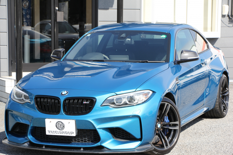BMW Mシリーズ M2ｸｰﾍﾟMDCT 370馬力 直6ﾀｰﾎﾞ7速DCT ﾋｰﾀｰ黒革 Mﾊﾟﾌｫｰﾏﾝｽｽﾃｱﾘﾝｸﾞｶｰﾎﾞﾝﾘｯﾌﾟｽﾎﾟｲﾗｰ 3Ddesignｴｱﾛ HDDﾅﾋﾞBｶﾒﾗ 専用19AW 衝突軽減ﾌﾞﾚｰｷ 車線逸脱警告 歩行者警告 ﾌﾞﾚｰｷ付ｸﾙｺﾝ ｽﾏｰﾄｷｰ ｶｰﾎﾞﾝｲﾝﾃﾘｱﾄﾘﾑ ﾊﾟﾄﾞﾙｼﾌﾄ 2年保証