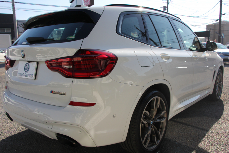 BMW X3 M40i ｾﾚｸﾄP ﾊﾟﾉﾗﾏｻﾝﾙｰﾌ 全席ﾋｰﾀｰ黒革 ﾊｰﾏﾝｶｰﾄﾞﾝｻｳﾝﾄﾞ387馬力 直6ﾀｰﾎﾞBMWﾗｲﾌﾞｺｯｸﾋﾟｯﾄﾞMspﾌﾞﾚｰｷ ﾘｱｼｰﾄ可倒調整 360度ｶﾒﾗ ﾀｯﾁ画面HDDﾅﾋﾞTV ｱｯﾌﾟﾙｶｰﾌﾟﾚｲ LEDﾍｯﾄﾞﾗｲﾄ ｵｰﾄﾊｲﾋﾞｰﾑ 電動ﾄﾗﾝｸ 専用21AW&ﾃﾞﾌ 2年保証