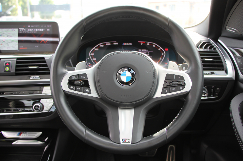 BMW X3 M40i ｾﾚｸﾄP ﾊﾟﾉﾗﾏｻﾝﾙｰﾌ 全席ﾋｰﾀｰ黒革 ﾊｰﾏﾝｶｰﾄﾞﾝｻｳﾝﾄﾞ387馬力 直6ﾀｰﾎﾞBMWﾗｲﾌﾞｺｯｸﾋﾟｯﾄﾞMspﾌﾞﾚｰｷ ﾘｱｼｰﾄ可倒調整 360度ｶﾒﾗ ﾀｯﾁ画面HDDﾅﾋﾞTV ｱｯﾌﾟﾙｶｰﾌﾟﾚｲ LEDﾍｯﾄﾞﾗｲﾄ ｵｰﾄﾊｲﾋﾞｰﾑ 電動ﾄﾗﾝｸ 専用21AW&ﾃﾞﾌ 2年保証