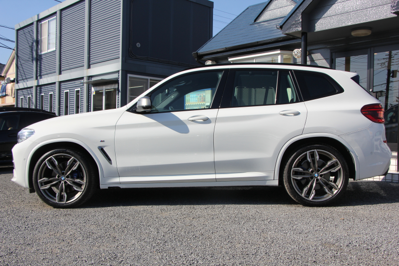 BMW X3 M40i ｾﾚｸﾄP ﾊﾟﾉﾗﾏｻﾝﾙｰﾌ 全席ﾋｰﾀｰ黒革 ﾊｰﾏﾝｶｰﾄﾞﾝｻｳﾝﾄﾞ387馬力 直6ﾀｰﾎﾞBMWﾗｲﾌﾞｺｯｸﾋﾟｯﾄﾞMspﾌﾞﾚｰｷ ﾘｱｼｰﾄ可倒調整 360度ｶﾒﾗ ﾀｯﾁ画面HDDﾅﾋﾞTV ｱｯﾌﾟﾙｶｰﾌﾟﾚｲ LEDﾍｯﾄﾞﾗｲﾄ ｵｰﾄﾊｲﾋﾞｰﾑ 電動ﾄﾗﾝｸ 専用21AW&ﾃﾞﾌ 2年保証