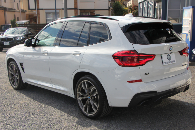 BMW X3 M40d ｾﾚｸﾄP 326馬力 3.0Lﾃﾞｨｰｾﾞﾙﾀｰﾎﾞﾊﾟﾉﾗﾏｻﾝﾙｰﾌ 全席ﾋｰﾀｰ黒革  ﾊｰﾏﾝｶｰﾄﾞﾝｻｳﾝﾄﾞHUD ﾘｱｼｰﾄ可倒調整 専用21AW Mｽﾎﾟｰﾂﾃﾞﾌ&ﾌﾞﾚｰｷ 追従ACC ｽﾃｱﾘﾝｸﾞｻﾎﾟｰﾄ ﾀｯﾁ画面HDDﾅﾋﾞTV 360度ｶﾒﾗ ｱﾝﾋﾞｴﾝﾄﾗｲﾄ 電動ﾄﾗﾝｸ 2年保証