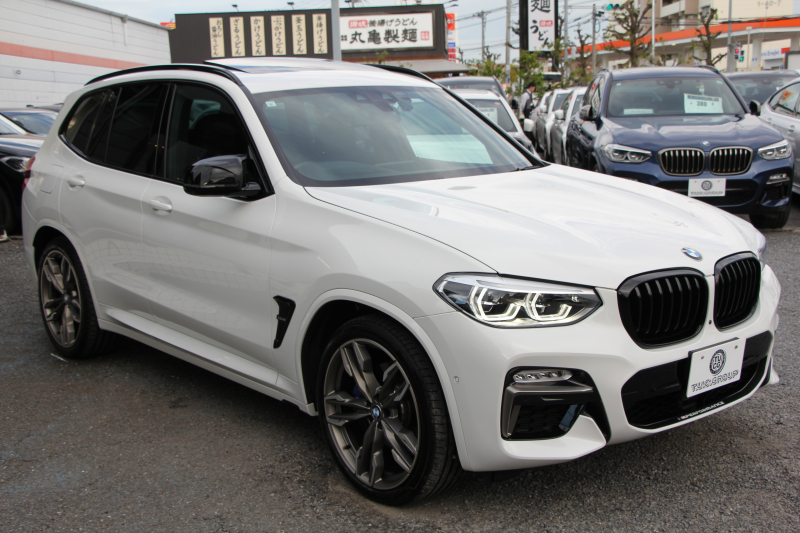 BMW X3 M40d ｾﾚｸﾄP 326馬力 3.0Lﾃﾞｨｰｾﾞﾙﾀｰﾎﾞﾊﾟﾉﾗﾏｻﾝﾙｰﾌ 全席ﾋｰﾀｰ黒革  ﾊｰﾏﾝｶｰﾄﾞﾝｻｳﾝﾄﾞHUD ﾘｱｼｰﾄ可倒調整 専用21AW Mｽﾎﾟｰﾂﾃﾞﾌ&ﾌﾞﾚｰｷ 追従ACC ｽﾃｱﾘﾝｸﾞｻﾎﾟｰﾄ ﾀｯﾁ画面HDDﾅﾋﾞTV 360度ｶﾒﾗ ｱﾝﾋﾞｴﾝﾄﾗｲﾄ 電動ﾄﾗﾝｸ 2年保証