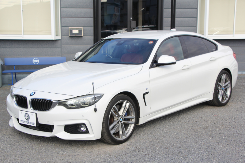 BMW 4シリーズ 440i ｸﾞﾗﾝｸｰﾍﾟMｽﾎﾟｰﾂ ﾌﾟﾗｽP 後期 1ｵ-ﾅ ﾋｰﾀｰ赤革 B58ｴﾝｼﾞﾝ 直6ﾀｰﾎﾞ326馬力 ﾊｰﾏﾝｶｰﾄﾞﾝ ｱﾀﾞﾌﾟﾃｨﾌﾞMｻｽ Mspﾌﾞﾚｰｷ 追従ACC ﾚｰﾝﾁｪﾝｼﾞ警告 19AW HDDﾅﾋﾞTV LEDﾍｯﾄﾞﾗｲﾄ＆ﾃｰﾙ 2年保証