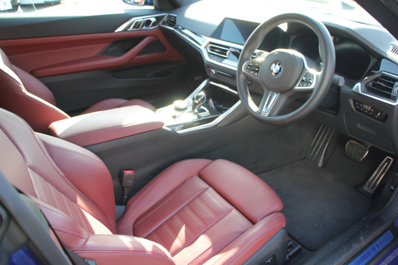 BMW 4シリーズ 420i ｸｰﾍﾟMｽﾎﾟｰﾂ ｲﾉﾍﾞｰｼｮﾝ&ﾌｧｽﾄﾄﾗｯｸP ﾋｰﾀｰ赤革 BMWﾚｰｻﾞｰﾗｲﾄ HUD ｼﾞｪｽﾁｬｰC ｱﾀﾞﾌﾟﾃｨﾌﾞMｻｽ 19AW Mspﾌﾞﾚｰｷ 360度ｶﾒﾗ 電動ﾄﾗﾝｸ 追従ACC ﾌﾙｾｸﾞTV BMWﾗｲﾌﾞｺｯｸﾋﾟｯﾄ ﾀｯﾁ画面HDDﾅﾋﾞApplecarplay 2年保証