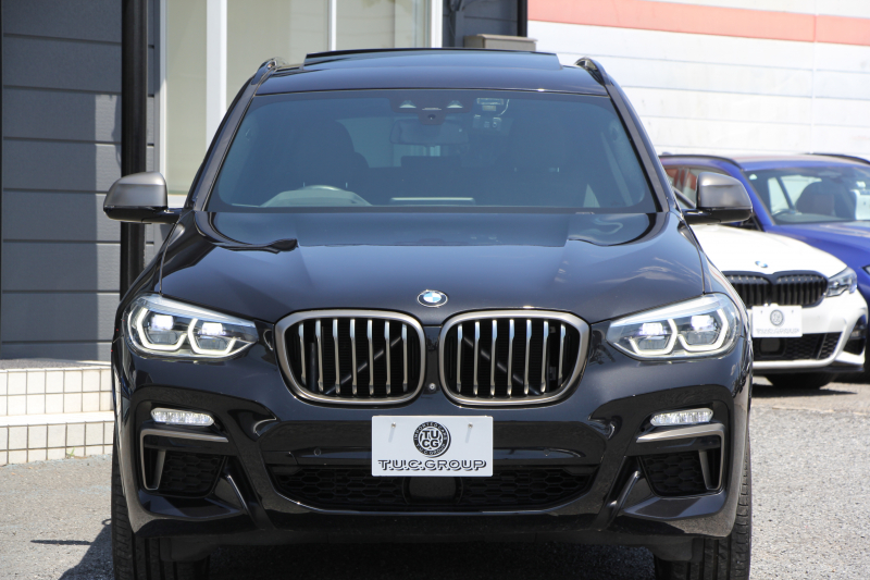 BMW X3 M40d ｾﾚｸﾄP 326馬力 3.0Lﾃﾞｨｰｾﾞﾙﾀｰﾎﾞﾊﾟﾉﾗﾏｻﾝﾙｰﾌ 全席ﾋｰﾀｰ黒革  ﾊｰﾏﾝｶｰﾄﾞﾝｻｳﾝﾄﾞHUD 専用21AW Mｽﾎﾟｰﾂﾃﾞﾌ&ﾌﾞﾚｰｷ 追従ACC ｽﾃｱﾘﾝｸﾞｻﾎﾟｰﾄ ﾀｯﾁ画面HDDﾅﾋﾞTV 360度ｶﾒﾗ ｱﾝﾋﾞｴﾝﾄﾗｲﾄ 電動ﾄﾗﾝｸ 2年保証