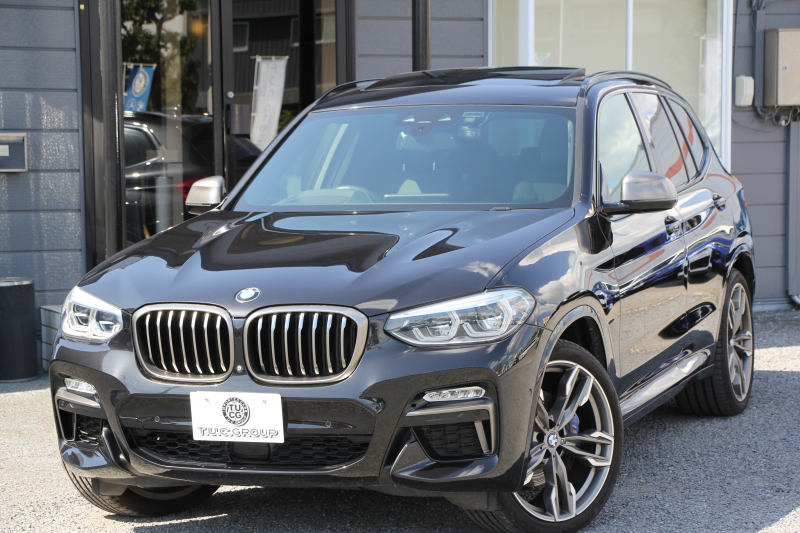 BMW X3 M40d ｾﾚｸﾄP 326馬力 3.0Lﾃﾞｨｰｾﾞﾙﾀｰﾎﾞﾊﾟﾉﾗﾏｻﾝﾙｰﾌ 全席ﾋｰﾀｰ黒革  ﾊｰﾏﾝｶｰﾄﾞﾝｻｳﾝﾄﾞHUD 専用21AW Mｽﾎﾟｰﾂﾃﾞﾌ&ﾌﾞﾚｰｷ 追従ACC ｽﾃｱﾘﾝｸﾞｻﾎﾟｰﾄ ﾀｯﾁ画面HDDﾅﾋﾞTV 360度ｶﾒﾗ ｱﾝﾋﾞｴﾝﾄﾗｲﾄ 電動ﾄﾗﾝｸ 2年保証