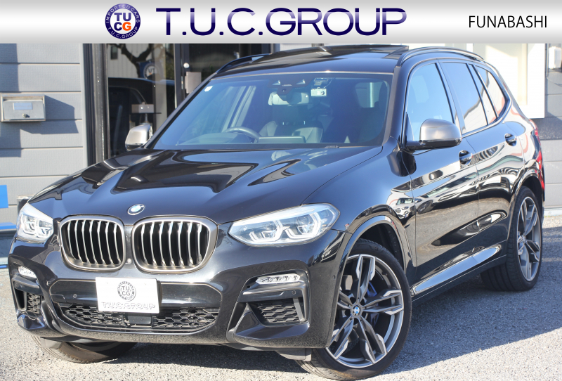 BMW X3 M40d ｾﾚｸﾄP 326馬力 3.0Lﾃﾞｨｰｾﾞﾙﾀｰﾎﾞﾊﾟﾉﾗﾏｻﾝﾙｰﾌ 全席ﾋｰﾀｰ黒革  ﾊｰﾏﾝｶｰﾄﾞﾝｻｳﾝﾄﾞHUD 専用21AW Mｽﾎﾟｰﾂﾃﾞﾌ&ﾌﾞﾚｰｷ 追従ACC ｽﾃｱﾘﾝｸﾞｻﾎﾟｰﾄ ﾀｯﾁ画面HDDﾅﾋﾞTV 360度ｶﾒﾗ ｱﾝﾋﾞｴﾝﾄﾗｲﾄ 電動ﾄﾗﾝｸ 2年保証