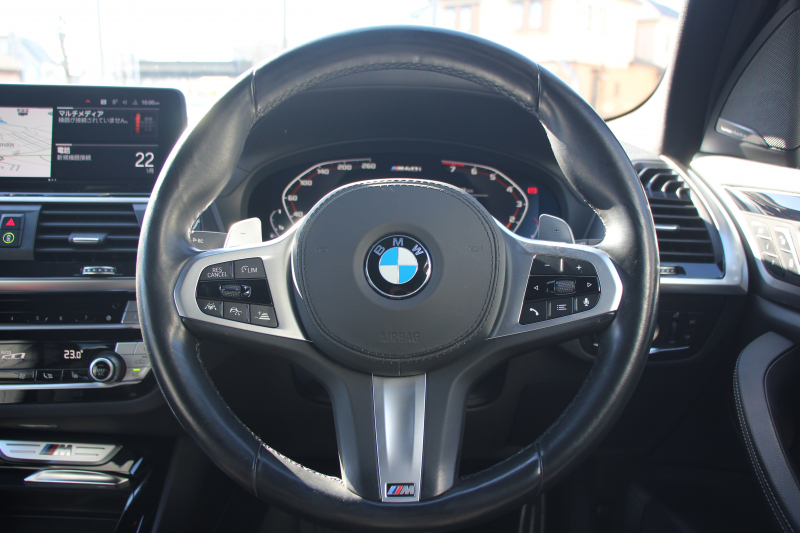 BMW X3 M40i ｾﾚｸﾄP ﾊﾟﾉﾗﾏｻﾝﾙｰﾌ 全席ﾋｰﾀｰ黒革 ﾊｰﾏﾝｶｰﾄﾞﾝ 387馬力 直6ﾀｰﾎﾞBMWﾗｲﾌﾞｺｯｸﾋﾟｯﾄﾞｱﾀﾞﾌﾟﾃｨﾌﾞMｻｽ Mｽﾎﾟｰﾂﾌﾞﾚｰｷ ﾘｱｼｰﾄ可倒調整 360度ｶﾒﾗ ﾀｯﾁ画面HDDﾅﾋﾞTV ｱｯﾌﾟﾙｶｰﾌﾟﾚｲ LEDﾍｯﾄﾞﾗｲﾄ ｵｰﾄﾊｲﾋﾞｰﾑ 電動ﾄﾗﾝｸ 2年保証