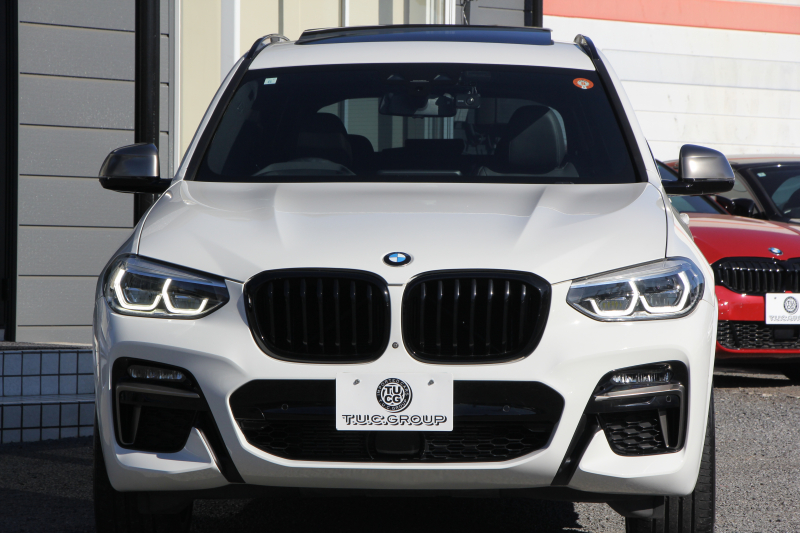 BMW X3 M40i ｾﾚｸﾄP ﾊﾟﾉﾗﾏｻﾝﾙｰﾌ 全席ﾋｰﾀｰ黒革 ﾊｰﾏﾝｶｰﾄﾞﾝ 387馬力 直6ﾀｰﾎﾞBMWﾗｲﾌﾞｺｯｸﾋﾟｯﾄﾞｱﾀﾞﾌﾟﾃｨﾌﾞMｻｽ Mｽﾎﾟｰﾂﾌﾞﾚｰｷ ﾘｱｼｰﾄ可倒調整 360度ｶﾒﾗ ﾀｯﾁ画面HDDﾅﾋﾞTV ｱｯﾌﾟﾙｶｰﾌﾟﾚｲ LEDﾍｯﾄﾞﾗｲﾄ ｵｰﾄﾊｲﾋﾞｰﾑ 電動ﾄﾗﾝｸ 2年保証