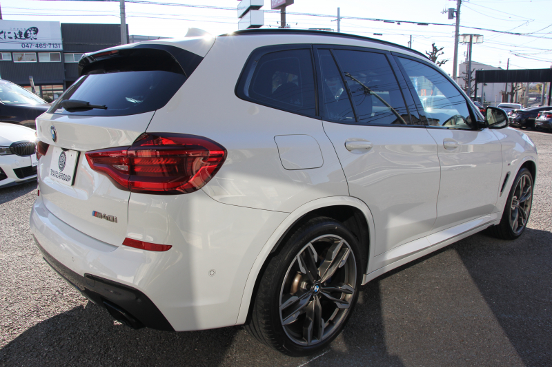 BMW X3 M40i ｾﾚｸﾄP ﾊﾟﾉﾗﾏｻﾝﾙｰﾌ 全席ﾋｰﾀｰ黒革 ﾊｰﾏﾝｶｰﾄﾞﾝ 387馬力 直6ﾀｰﾎﾞBMWﾗｲﾌﾞｺｯｸﾋﾟｯﾄﾞｱﾀﾞﾌﾟﾃｨﾌﾞMｻｽ Mｽﾎﾟｰﾂﾌﾞﾚｰｷ ﾘｱｼｰﾄ可倒調整 360度ｶﾒﾗ ﾀｯﾁ画面HDDﾅﾋﾞTV ｱｯﾌﾟﾙｶｰﾌﾟﾚｲ LEDﾍｯﾄﾞﾗｲﾄ ｵｰﾄﾊｲﾋﾞｰﾑ 電動ﾄﾗﾝｸ 2年保証