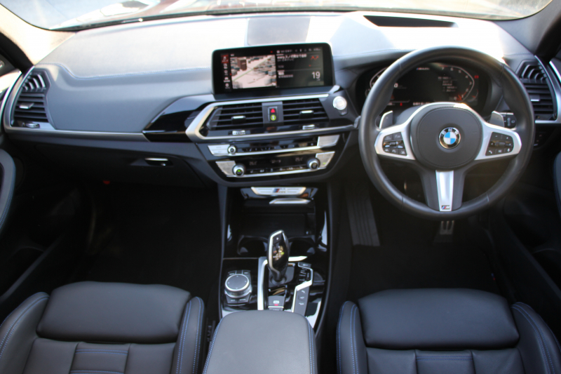 BMW X3 M40i ｾﾚｸﾄP ﾌｧｽﾄﾄﾗｯｸP 387馬力 直6ﾀｰﾎﾞﾊﾟﾉﾗﾏｻﾝﾙｰﾌ ﾊｰﾏﾝｶｰﾄﾞﾝｻｳﾝﾄﾞﾋｰﾀｰ黒革 Mｽﾎﾟｰﾂｼｰﾄ ｱﾀﾞﾌﾟﾃｨﾌﾞMｻｽ individual21AW BMWﾗｲﾌﾞｺｯｸﾋﾟｯﾄﾞﾘｱｼｰﾄ可倒調整 360度ｶﾒﾗ ﾀｯﾁ画面HDDﾅﾋﾞTV ｱｯﾌﾟﾙｶｰﾌﾟﾚｲ 2年保証