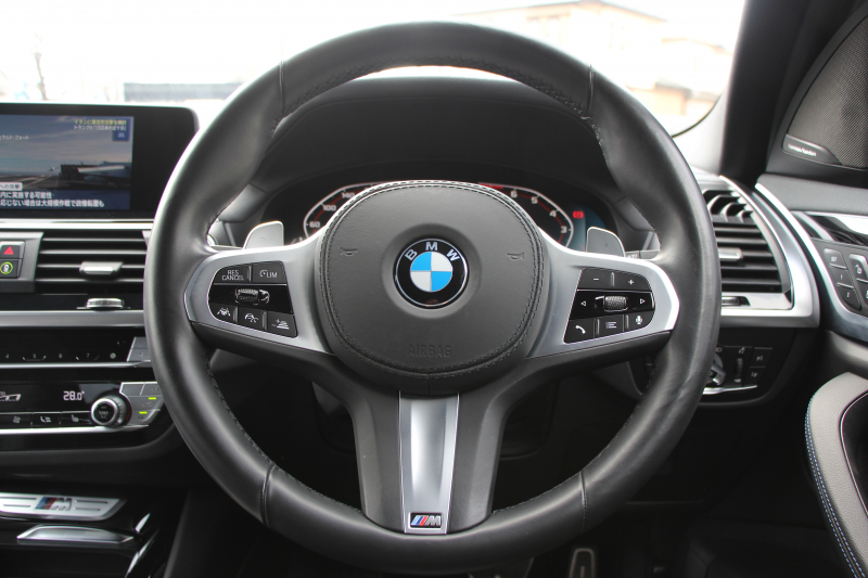 BMW X3 M40i ｾﾚｸﾄP ﾌｧｽﾄﾄﾗｯｸP 387馬力 直6ﾀｰﾎﾞﾊﾟﾉﾗﾏｻﾝﾙｰﾌ ﾊｰﾏﾝｶｰﾄﾞﾝｻｳﾝﾄﾞﾋｰﾀｰ黒革 Mｽﾎﾟｰﾂｼｰﾄ ｱﾀﾞﾌﾟﾃｨﾌﾞMｻｽ individual21AW BMWﾗｲﾌﾞｺｯｸﾋﾟｯﾄﾞﾘｱｼｰﾄ可倒調整 360度ｶﾒﾗ ﾀｯﾁ画面HDDﾅﾋﾞTV ｱｯﾌﾟﾙｶｰﾌﾟﾚｲ 2年保証