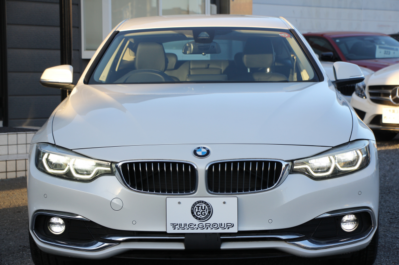 BMW 4シリーズ 420i ｸﾞﾗﾝｸｰﾍﾟﾗｸﾞｼﾞｭｱﾘｰ 後期 真珠色 ﾋｰﾀｰ黒革 液晶ﾒｰﾀｰ LEDﾍｯﾄﾞﾗｲﾄ&ﾃｰﾙ 追従ACC ﾚｰﾝﾁｪﾝｼﾞ警告 ﾌﾙｾｸﾞTV HDDﾅﾋﾞｸﾛｰﾑﾗｲﾝｴｸｽﾃﾘｱ 電動ﾄﾗﾝｸ 衝突軽減ﾌﾞﾚｰｷ 車線逸脱警告 歩行者警告 2年保証