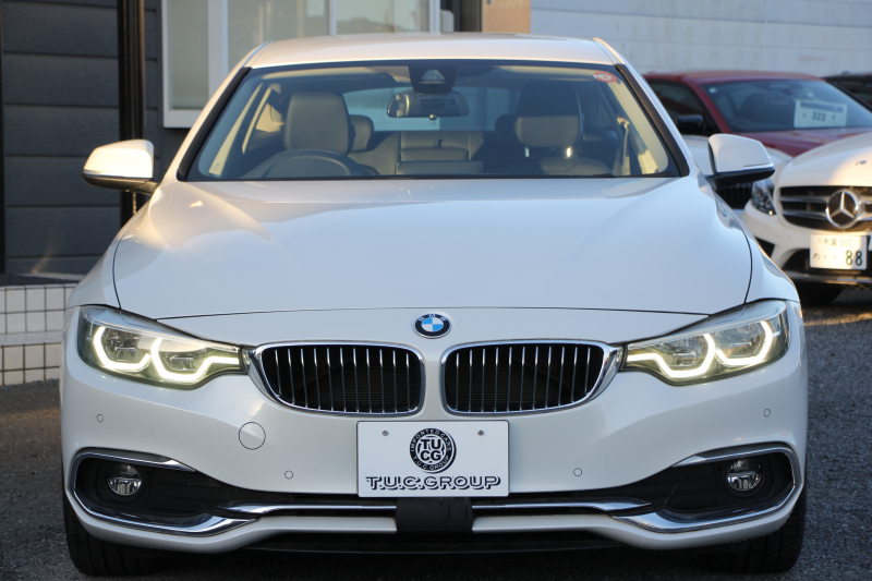 BMW 4シリーズ 420i ｸﾞﾗﾝｸｰﾍﾟﾗｸﾞｼﾞｭｱﾘｰ 後期 真珠色 ﾋｰﾀｰ黒革 液晶ﾒｰﾀｰ LEDﾍｯﾄﾞﾗｲﾄ&ﾃｰﾙ 追従ACC ﾚｰﾝﾁｪﾝｼﾞ警告 ﾌﾙｾｸﾞTV HDDﾅﾋﾞｸﾛｰﾑﾗｲﾝｴｸｽﾃﾘｱ 電動ﾄﾗﾝｸ 衝突軽減ﾌﾞﾚｰｷ 車線逸脱警告 歩行者警告 2年保証