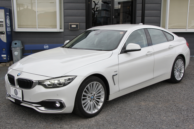 BMW 4シリーズ 420i ｸﾞﾗﾝｸｰﾍﾟﾗｸﾞｼﾞｭｱﾘｰ 後期 真珠色 ﾋｰﾀｰ黒革 液晶ﾒｰﾀｰ LEDﾍｯﾄﾞﾗｲﾄ&ﾃｰﾙ 追従ACC ﾚｰﾝﾁｪﾝｼﾞ警告 ﾌﾙｾｸﾞTV HDDﾅﾋﾞｸﾛｰﾑﾗｲﾝｴｸｽﾃﾘｱ 電動ﾄﾗﾝｸ 衝突軽減ﾌﾞﾚｰｷ 車線逸脱警告 歩行者警告 2年保証