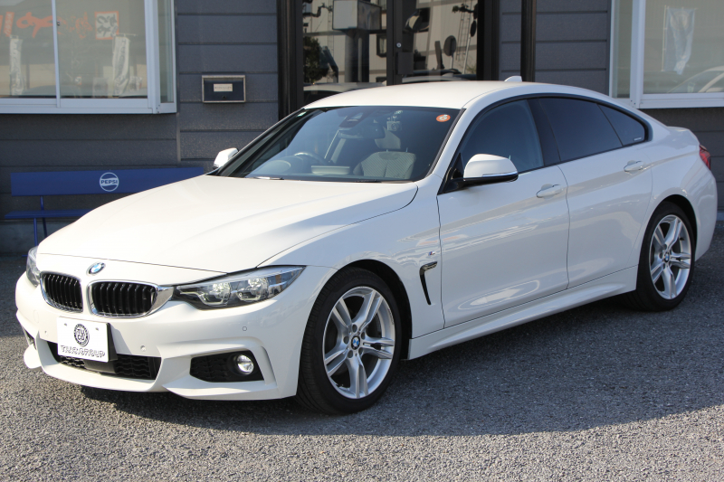 BMW 4シリーズ 420i ｸﾞﾗﾝｸｰﾍﾟMｽﾎﾟｰﾂ 後期 ﾌｪｲｽﾘﾌﾄ後 ｼｰﾄﾋｰﾀｰ 追従ACC LEDﾍｯﾄﾞﾗｲﾄ&ﾃｰﾙ&ﾌｫｸﾞﾀｯﾁ画面HDDﾅﾋﾞTV Bｶﾒﾗ 電動ﾄﾗﾝｸ ｽﾏｰﾄｷｰ 液晶ﾒｰﾀｰ Hi-fiｽﾋﾟｰｶｰ 衝突軽減ﾌﾞﾚｰｷ 車線逸脱警告 歩行者警告 18AW 2年保証