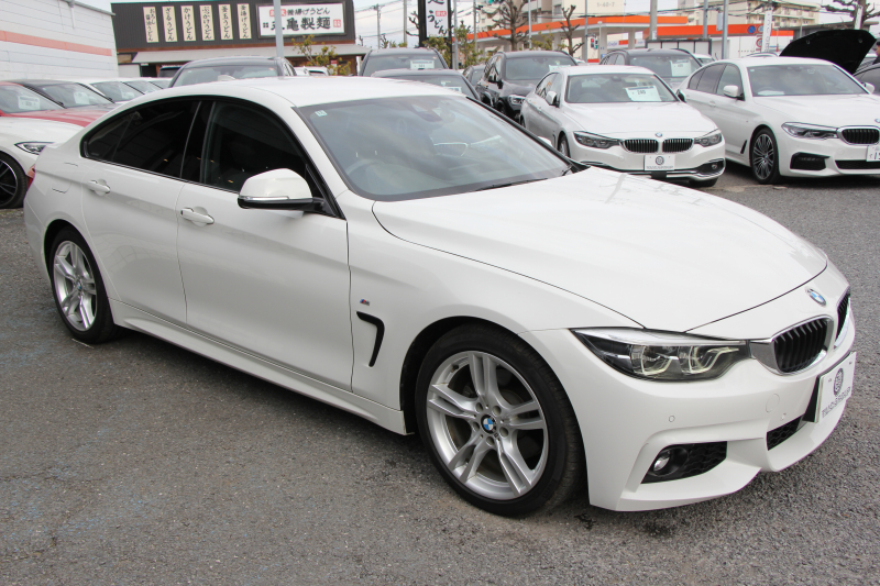 BMW 4シリーズ 420i ｸﾞﾗﾝｸｰﾍﾟMｽﾎﾟｰﾂ 後期 ﾌｪｲｽﾘﾌﾄ後 ｼｰﾄﾋｰﾀｰ 追従ACC LEDﾍｯﾄﾞﾗｲﾄ&ﾃｰﾙ&ﾌｫｸﾞﾀｯﾁ画面HDDﾅﾋﾞTV Bｶﾒﾗ 電動ﾄﾗﾝｸ ｽﾏｰﾄｷｰ 液晶ﾒｰﾀｰ Hi-fiｽﾋﾟｰｶｰ 衝突軽減ﾌﾞﾚｰｷ 車線逸脱警告 歩行者警告 18AW 2年保証