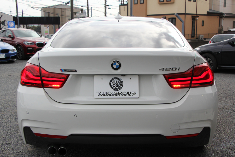 BMW 4シリーズ 420i ｸﾞﾗﾝｸｰﾍﾟMｽﾎﾟｰﾂ 後期 ﾌｪｲｽﾘﾌﾄ後 ｼｰﾄﾋｰﾀｰ 追従ACC LEDﾍｯﾄﾞﾗｲﾄ&ﾃｰﾙ&ﾌｫｸﾞﾀｯﾁ画面HDDﾅﾋﾞTV Bｶﾒﾗ 電動ﾄﾗﾝｸ ｽﾏｰﾄｷｰ 液晶ﾒｰﾀｰ Hi-fiｽﾋﾟｰｶｰ 衝突軽減ﾌﾞﾚｰｷ 車線逸脱警告 歩行者警告 18AW 2年保証