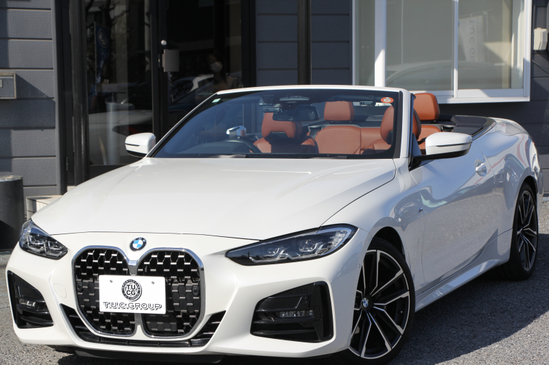 BMW 4シリーズ 420i ｶﾌﾞﾘｵﾚ Mｽﾎﾟｰﾂ 電動ｵｰﾌﾟﾝ ｼﾙﾊﾞｰﾄｯﾌﾟIndividualﾀﾙﾄｩｰﾌｫﾒﾘﾉﾚｻﾞｰ&ｲﾝﾃﾘｱﾄﾘﾑ ｴｱｶﾗｰ ｵﾌﾟｼｮﾝ19AW 追従ACC ｽﾃｱﾘﾝｸﾞｻﾎﾟｰﾄ LEDﾍｯﾄﾞﾗｲﾄ ｵｰﾄﾊｲﾋﾞｰﾑ ﾀｯﾁ画面HDDﾅﾋﾞﾌﾙｾｸﾞTV Pｱｼｽﾄ ｱﾝﾋﾞｴﾝﾄﾗｲﾄ 2年保証