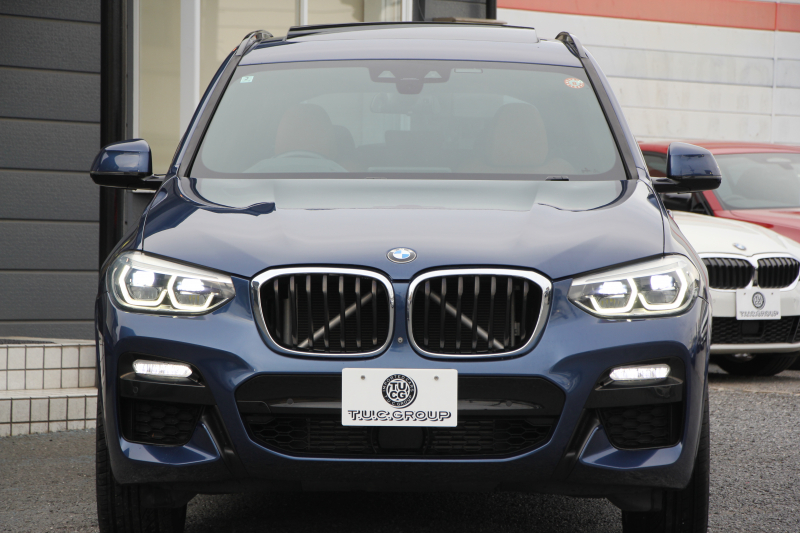 BMW X3 Xdrive20d Mｽﾎﾟｰﾂ ﾊｲﾗｲﾝ ﾃﾞﾋﾞｭｰP ﾊﾟﾉﾗﾏSR ﾊｰﾏﾝｶｰﾄﾞﾝ 全席ﾋｰﾀｰ茶革 ﾗﾝﾊﾞｰｻﾎﾟｰﾄ HUD ﾘｱｼｰﾄ可倒調整 LEDﾍｯﾄﾞﾗｲﾄ ﾀｯﾁﾊﾟﾈﾙ対応HDDﾅﾋﾞTV ﾜｲﾔﾚｽ充電 液晶ﾒｰﾀｰ 360度ｶﾒﾗ ｽﾃｱﾘﾝｸﾞｻﾎﾟｰﾄ 追従ACC 電動ﾄﾗﾝｸ ｵﾌﾟｼｮﾝ20AW 2年保証
