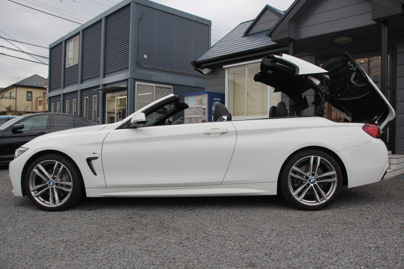 BMW 4シリーズ 440i ｶﾌﾞﾘｵﾚ Mｽﾎﾟｰﾂ ﾌﾟﾗｽP 最終ﾓﾃﾞﾙ ﾋｰﾀｰ黒革 ｴｱｶﾗｰ 直6ﾀｰﾎﾞB58新ｴﾝｼﾞﾝ 326馬力 19AW HUD 追従ACC ﾚｰﾝﾁｪﾝｼﾞ警告 ﾊｰﾏﾝｶｰﾄﾞﾝｻﾗｳﾝﾄﾞ液晶ﾒｰﾀｰ ﾀｯﾁ画面HDDﾅﾋﾞTV LEDﾍｯﾄﾞﾗｲﾄ 2年保証