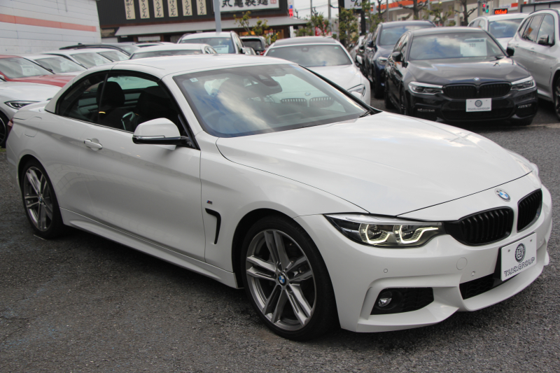 BMW 4シリーズ 440i ｶﾌﾞﾘｵﾚ Mｽﾎﾟｰﾂ ﾌﾟﾗｽP 最終ﾓﾃﾞﾙ ﾋｰﾀｰ黒革 ｴｱｶﾗｰ 直6ﾀｰﾎﾞB58新ｴﾝｼﾞﾝ 326馬力 19AW HUD 追従ACC ﾚｰﾝﾁｪﾝｼﾞ警告 ﾊｰﾏﾝｶｰﾄﾞﾝｻﾗｳﾝﾄﾞ液晶ﾒｰﾀｰ ﾀｯﾁ画面HDDﾅﾋﾞTV LEDﾍｯﾄﾞﾗｲﾄ 2年保証