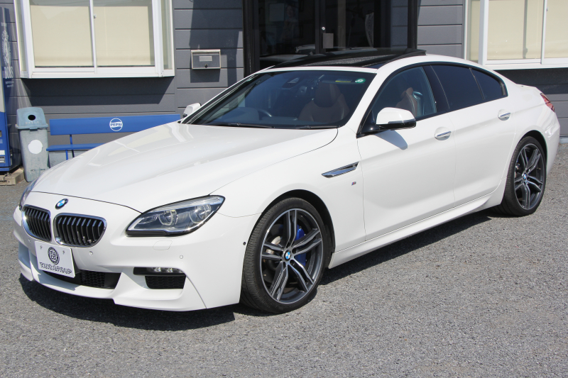 BMW 6シリーズ 640i ｸﾞﾗﾝｸｰﾍﾟMｽﾎﾟｰﾂ ﾌｪｲｽﾘﾌﾄ後 最終ﾓﾃﾞﾙ ｻﾝﾙｰﾌ 液晶ﾒｰﾀｰ HUD ｵﾌﾟｼｮﾝ20AW 新ﾃﾞｻﾞｲﾝLEDﾍｯﾄﾞﾗｲﾄ ﾋｰﾀｰ茶革 新HDDﾅﾋﾞTV Pｱｼｽﾄ TOPﾋﾞｭｰ&ｻｲﾄﾞｶﾒﾗ 追従ACC ﾚｰﾝﾁｪﾝｼﾞ警告 衝突軽減ﾌﾞﾚｰｷ 直6ﾀｰﾎﾞ320馬力 ｽﾏｰﾄｷｰ 2年保証