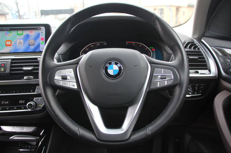 BMW X3 Xdrive20d Xﾗｲﾝ ﾊｲﾗｲﾝ 中期ﾓﾃﾞﾙ 型式3DA-UZ20 BMWﾗｲﾌﾞｺｯｸﾋﾟｯﾄ 変更後HDDﾅﾋﾞApplecarplay USBtype-C 全席ﾋｰﾀｰ茶革 ﾘｱｼｰﾄ可倒調整 ｱﾝﾋﾞｴﾝﾄﾗｲﾄ HUD 追従ACC ｽﾃｱﾘﾝｸﾞｻﾎﾟｰﾄ LEDﾍｯﾄﾞﾗｲﾄ 電動ﾄﾗﾝｸ 360度ｶﾒﾗ 2年保証
