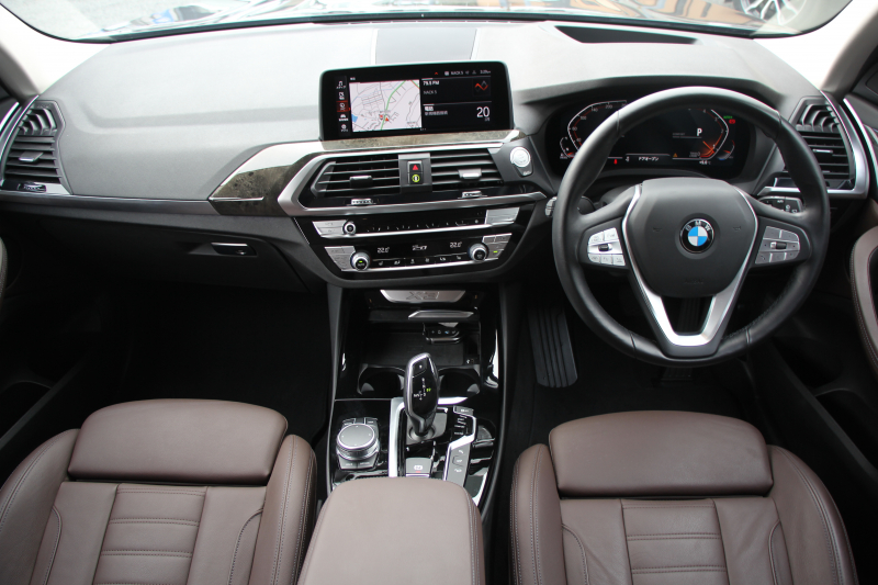 BMW X3 Xdrive20d Xﾗｲﾝ ﾊｲﾗｲﾝ 中期ﾓﾃﾞﾙ 型式3DA-UZ20 BMWﾗｲﾌﾞｺｯｸﾋﾟｯﾄ 変更後HDDﾅﾋﾞApplecarplay USBtype-C 全席ﾋｰﾀｰ茶革 ﾘｱｼｰﾄ可倒調整 ｱﾝﾋﾞｴﾝﾄﾗｲﾄ HUD 追従ACC ｽﾃｱﾘﾝｸﾞｻﾎﾟｰﾄ LEDﾍｯﾄﾞﾗｲﾄ 電動ﾄﾗﾝｸ 360度ｶﾒﾗ 2年保証