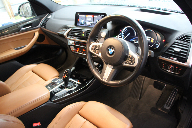 BMW X3 Xdrive20d Mｽﾎﾟｰﾂ ﾊｲﾗｲﾝ 1ｵｰﾅ ｺﾆｬｯｸﾚｻﾞｰ 全席ｼｰﾄﾋｰﾀｰ ｵﾌﾟｼｮﾝ20AW HUD ｼﾞｪｽﾁｬｰC LEDﾍｯﾄﾞﾗｲﾄ ｵｰﾄﾊｲﾋﾞｰﾑ ﾀｯﾁﾊﾟﾈﾙ対応HDDﾅﾋﾞTV ﾜｲﾔﾚｽ充電 液晶ﾒｰﾀｰ 360度ｶﾒﾗ ｽﾃｱﾘﾝｸﾞｻﾎﾟｰﾄ 追従ACC 衝突軽減ﾌﾞﾚｰｷ 電動ﾄﾗﾝｸ 2年保証