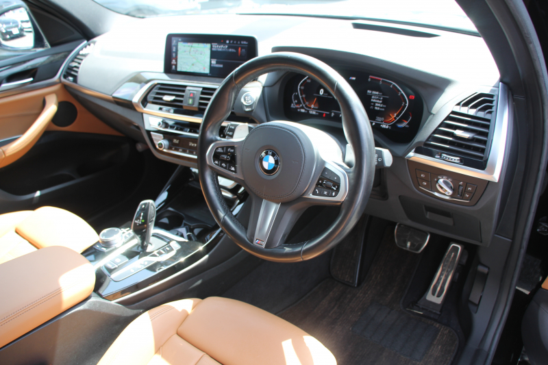 BMW X3 Xdrive20d Mｽﾎﾟｰﾂ ﾊｲﾗｲﾝ 中期 新型式3DA-UZ20 ｺﾆｬｯｸﾚｻﾞｰ 全席ﾋｰﾀｰ ﾘｱｼｰﾄ可倒調整 BMWﾗｲﾌﾞｺｯｸﾋﾟｯﾄﾞHUD 変更後ﾀｯﾁ画面HDDﾅﾋﾞAppleCarPlay Hifiｽﾋﾟｰｶｰ 360度ｶﾒﾗ 19AW 追従ACC 衝突軽減ﾌﾞﾚｰｷ 2年保証