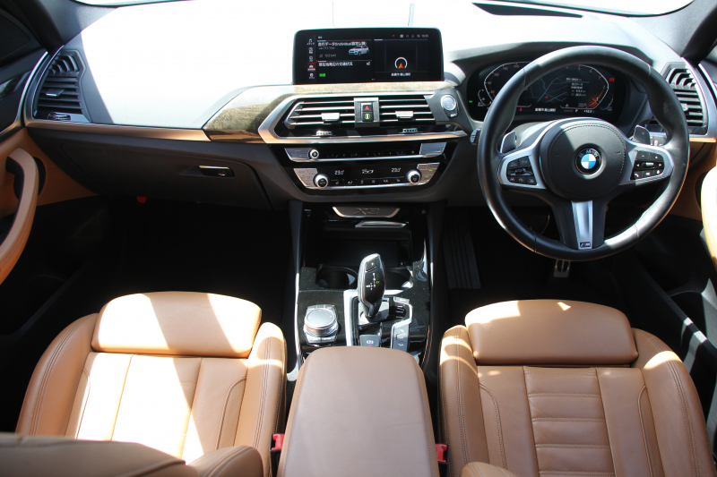 BMW X3 Xdrive20d Mｽﾎﾟｰﾂ ﾊｲﾗｲﾝ 中期 新型式3DA-UZ20 ｺﾆｬｯｸﾚｻﾞｰ 全席ﾋｰﾀｰ ﾘｱｼｰﾄ可倒調整 BMWﾗｲﾌﾞｺｯｸﾋﾟｯﾄﾞHUD 変更後ﾀｯﾁ画面HDDﾅﾋﾞAppleCarPlay Hifiｽﾋﾟｰｶｰ 360度ｶﾒﾗ 19AW 追従ACC 衝突軽減ﾌﾞﾚｰｷ 2年保証