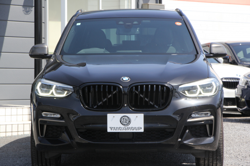 BMW X3 M40d 326馬力 3.0Lﾃﾞｨｰｾﾞﾙﾀｰﾎﾞ全席ﾋｰﾀｰ黒革 後席可倒調整 ﾊｰﾏﾝｶｰﾄﾞﾝ individual21ｲﾝﾁAW 追従ACC HUD 液晶ﾒｰﾀｰ ｽﾃｱﾘﾝｸﾞｻﾎﾟｰﾄ ﾀｯﾁ画面HDDﾅﾋﾞ360度ｶﾒﾗ LEDﾍｯﾄﾞﾗｲﾄ ｵｰﾄﾊｲﾋﾞｰﾑ 専用ﾃﾞﾌ&ﾌﾞﾚｰｷ 2年保証