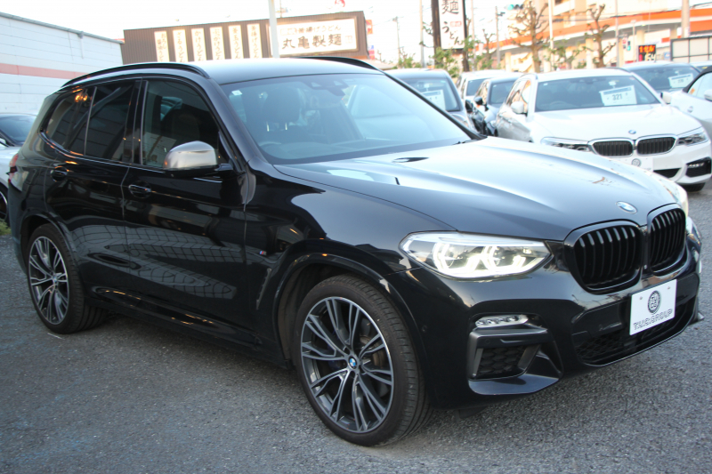 BMW X3 M40d 326馬力 3.0Lﾃﾞｨｰｾﾞﾙﾀｰﾎﾞ全席ﾋｰﾀｰ黒革 後席可倒調整 ﾊｰﾏﾝｶｰﾄﾞﾝ individual21ｲﾝﾁAW 追従ACC HUD 液晶ﾒｰﾀｰ ｽﾃｱﾘﾝｸﾞｻﾎﾟｰﾄ ﾀｯﾁ画面HDDﾅﾋﾞ360度ｶﾒﾗ LEDﾍｯﾄﾞﾗｲﾄ ｵｰﾄﾊｲﾋﾞｰﾑ 専用ﾃﾞﾌ&ﾌﾞﾚｰｷ 2年保証