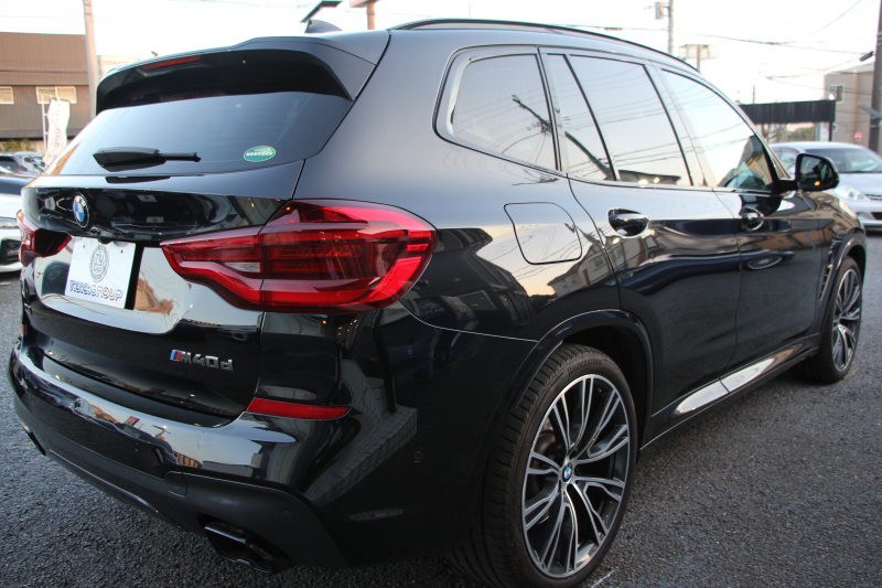 BMW X3 M40d 326馬力 3.0Lﾃﾞｨｰｾﾞﾙﾀｰﾎﾞ全席ﾋｰﾀｰ黒革 後席可倒調整 ﾊｰﾏﾝｶｰﾄﾞﾝ individual21ｲﾝﾁAW 追従ACC HUD 液晶ﾒｰﾀｰ ｽﾃｱﾘﾝｸﾞｻﾎﾟｰﾄ ﾀｯﾁ画面HDDﾅﾋﾞ360度ｶﾒﾗ LEDﾍｯﾄﾞﾗｲﾄ ｵｰﾄﾊｲﾋﾞｰﾑ 専用ﾃﾞﾌ&ﾌﾞﾚｰｷ 2年保証