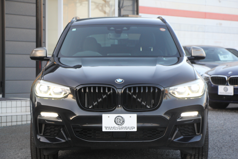 BMW X3 M40d 326馬力 3.0Lﾃﾞｨｰｾﾞﾙﾀｰﾎﾞ全席ﾋｰﾀｰ黒革 後席可倒調整 ﾊｰﾏﾝｶｰﾄﾞﾝ individual21ｲﾝﾁAW 追従ACC HUD 液晶ﾒｰﾀｰ ｽﾃｱﾘﾝｸﾞｻﾎﾟｰﾄ ﾀｯﾁ画面HDDﾅﾋﾞ360度ｶﾒﾗ LEDﾍｯﾄﾞﾗｲﾄ ｵｰﾄﾊｲﾋﾞｰﾑ 専用ﾃﾞﾌ&ﾌﾞﾚｰｷ 2年保証