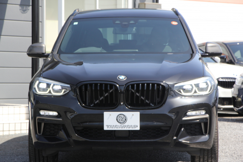 BMW X3 M40d 326馬力 3.0Lﾃﾞｨｰｾﾞﾙﾀｰﾎﾞ全席ﾋｰﾀｰ黒革 後席可倒調整 ﾊｰﾏﾝｶｰﾄﾞﾝ individual21ｲﾝﾁAW 追従ACC HUD 液晶ﾒｰﾀｰ ｽﾃｱﾘﾝｸﾞｻﾎﾟｰﾄ ﾀｯﾁ画面HDDﾅﾋﾞ360度ｶﾒﾗ LEDﾍｯﾄﾞﾗｲﾄ ｵｰﾄﾊｲﾋﾞｰﾑ 専用ﾃﾞﾌ&ﾌﾞﾚｰｷ 2年保証