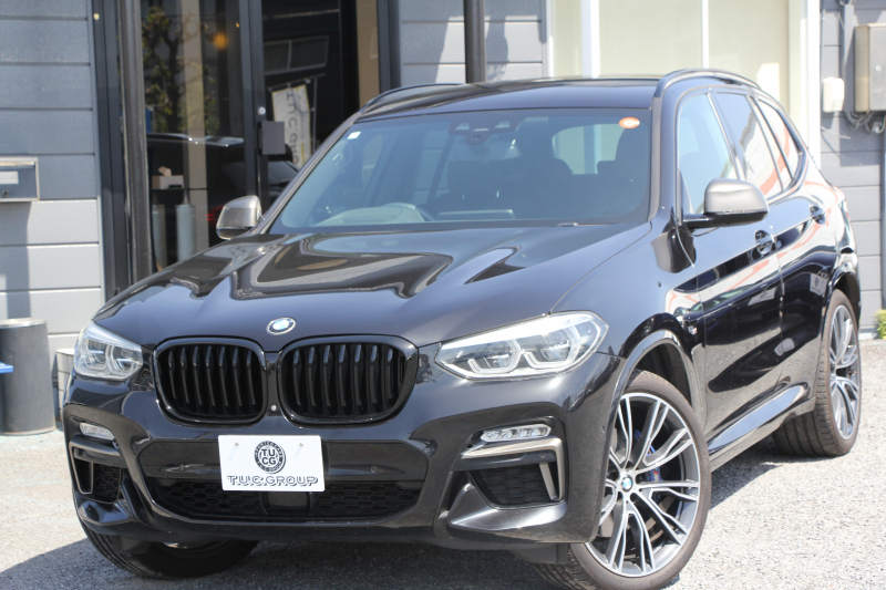 BMW X3 M40d 326馬力 3.0Lﾃﾞｨｰｾﾞﾙﾀｰﾎﾞ全席ﾋｰﾀｰ黒革 後席可倒調整 ﾊｰﾏﾝｶｰﾄﾞﾝ individual21ｲﾝﾁAW 追従ACC HUD 液晶ﾒｰﾀｰ ｽﾃｱﾘﾝｸﾞｻﾎﾟｰﾄ ﾀｯﾁ画面HDDﾅﾋﾞ360度ｶﾒﾗ LEDﾍｯﾄﾞﾗｲﾄ ｵｰﾄﾊｲﾋﾞｰﾑ 専用ﾃﾞﾌ&ﾌﾞﾚｰｷ 2年保証